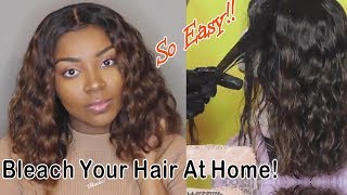 How To Bleach Your Hair At Home! Ombre Bob Hair From SUNWELL
