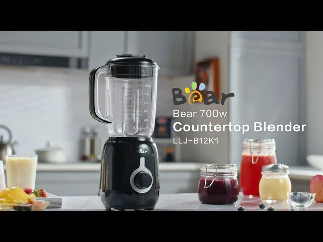 Bear Blender, 700W Smoothie Countertop Blender with 40Oz Blender Cup for  Shakes