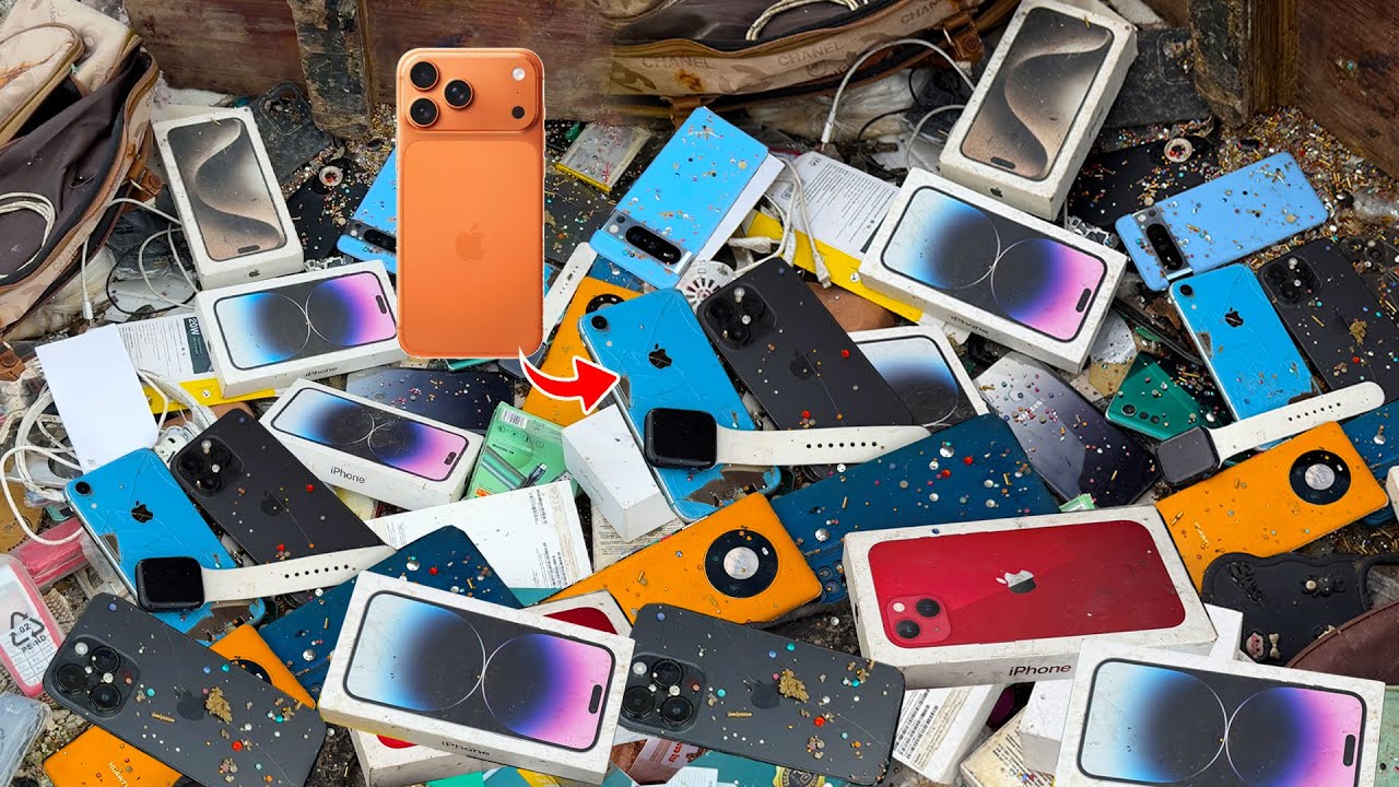 😮Great Day🥰! Found iPhone 14_iPhone Xr_Apple Watch_Google 8 Pro | Restore iPhone Xr to iPhone 17 !!