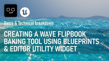 Thorough demo & breakdown of my custom Water Flipbook Tool I built in UE!