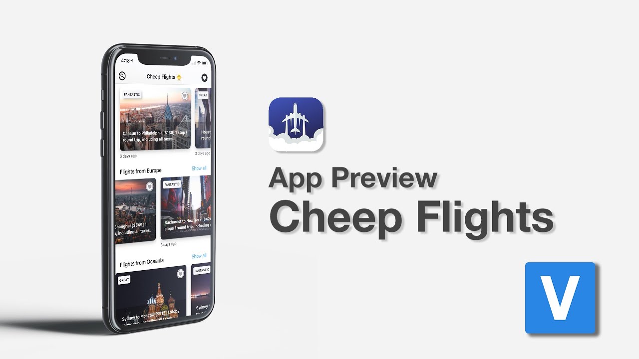 App Preview: Cheep Flights - Exclusive Flight Deals