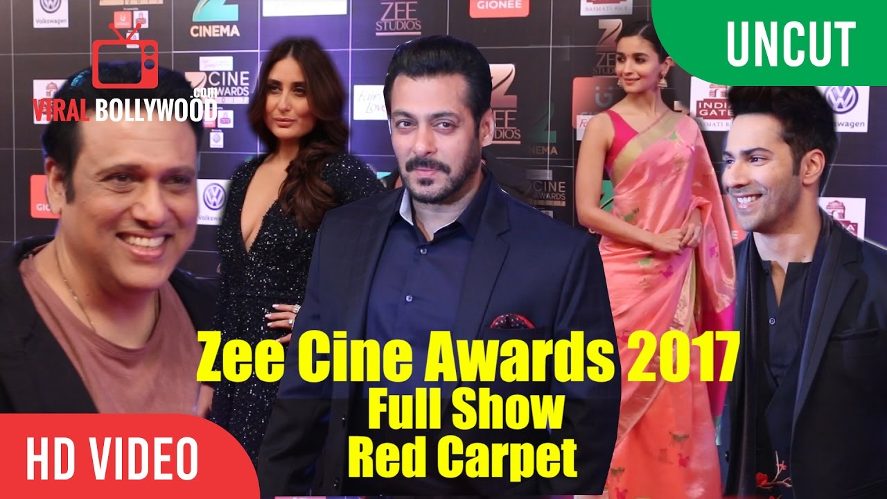 Zee Cine Awards 2017 Full Show Red Carpet | Salman, Kareena, Hrithik, Alia, Anushka And Many...