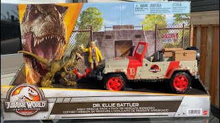 NEW Jurassic World Legacy Collection Dr. Ellie Sattler Risky Rescue Pack Unboxing and Review