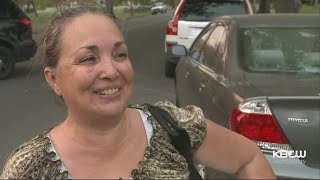 Wildfire Evacuees Line Up To Go Home, If Only For A Few Minutes
