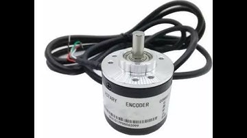 Como instalar encoder incremental npn e testes com osciloscópio digital