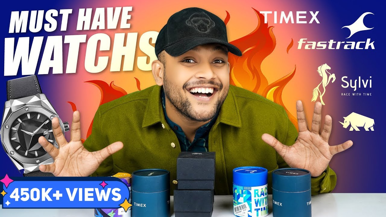 UNBOXING: 6 Best Men Watches Haul Review 2023 | Timex, Sylvi, Fastrack | ONE CHANCE