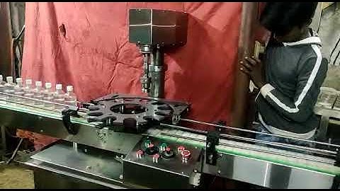 Automatic Hand Sanitizer bottle  Capping Machine