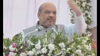 Congress leaders stashed Rs 12 lakh crore, PM turned it into scrap: Amit Shah in Bharuch