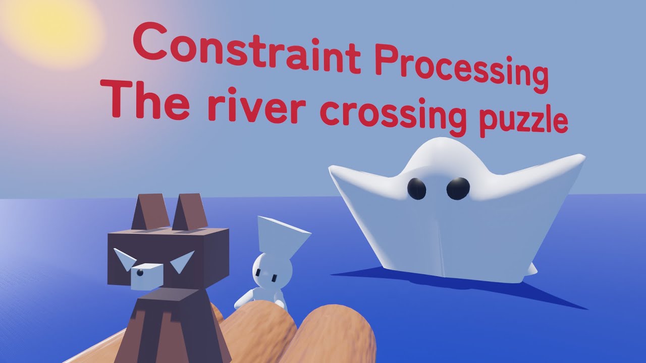 Constraint Processing the river crossing puzzle - YouTube