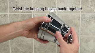 Filtered Shower Heads: Cartridge Replacement