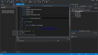 How to create simple Hello World Console App in C# (English)