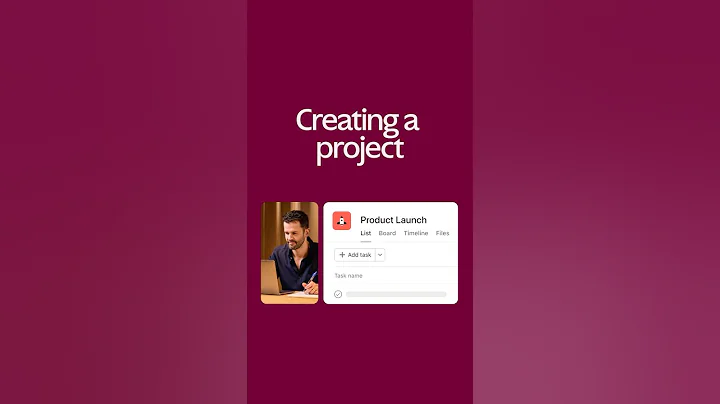 How to create a project in Asana