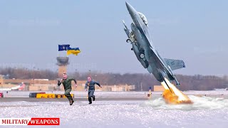 US F16 Pilot in Ukraine Performs Insane Vertical Takeoff