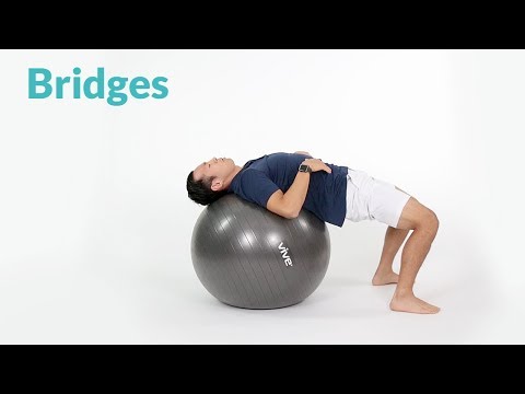 How to do Bridge Exercise on Stability Ball