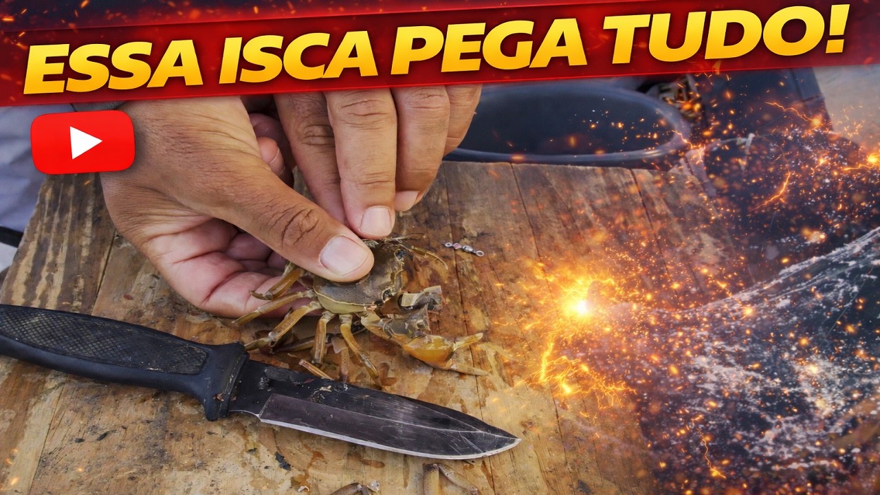 DESCOBRI UMA ISCA FATAL PARA PESCARIA DE VÁRIOS PEIXES