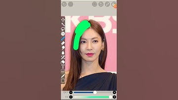 Thumbnail of Kim So Yeon green hair /#ibispaintx