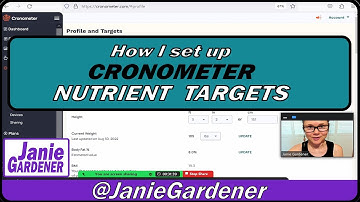 How I Set Up Nutrient Targets in Cronometer & Why