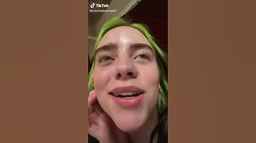 BillieEilish- Billie Eilish putting a ukulele in her mouth TikTok