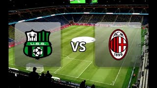 Sassuolo vs  AC Milan Live