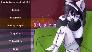 Speed paint #2 ||Skeletons and chill