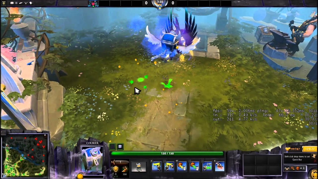 Dota 2 TI 2 Courier Lockjaw Effect Updated YouTube