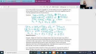 Details help setting up simplex tableau Guide