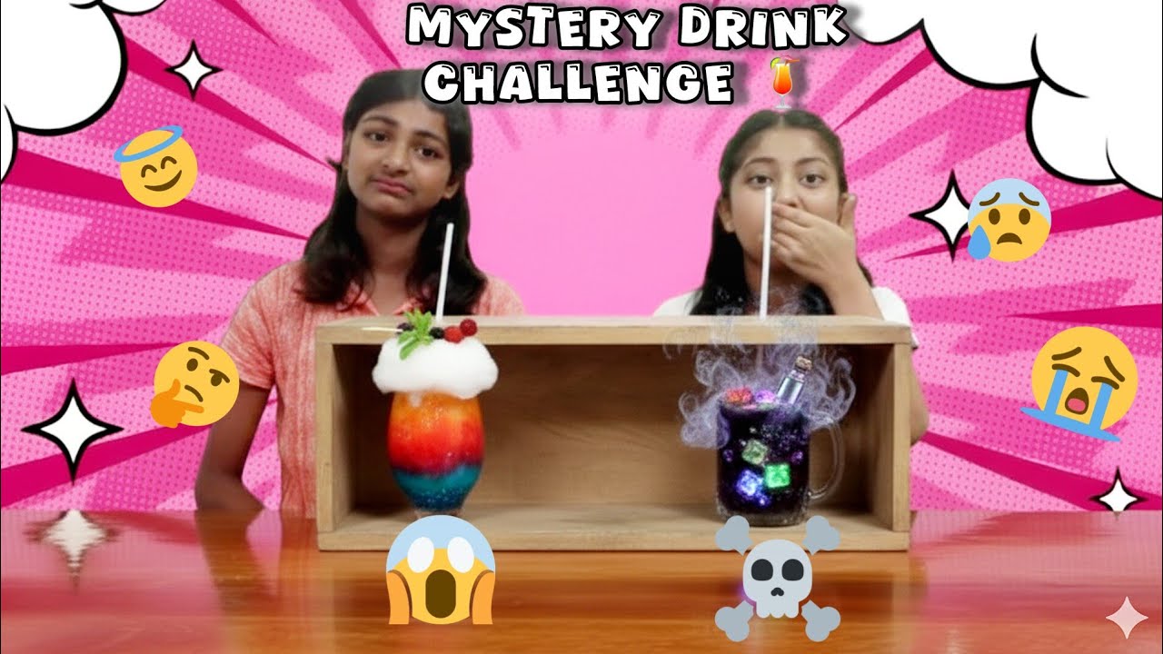 Guess the right drink challenge 😱😱|| খুশি কেনো রেগে গেলো? 🙁 