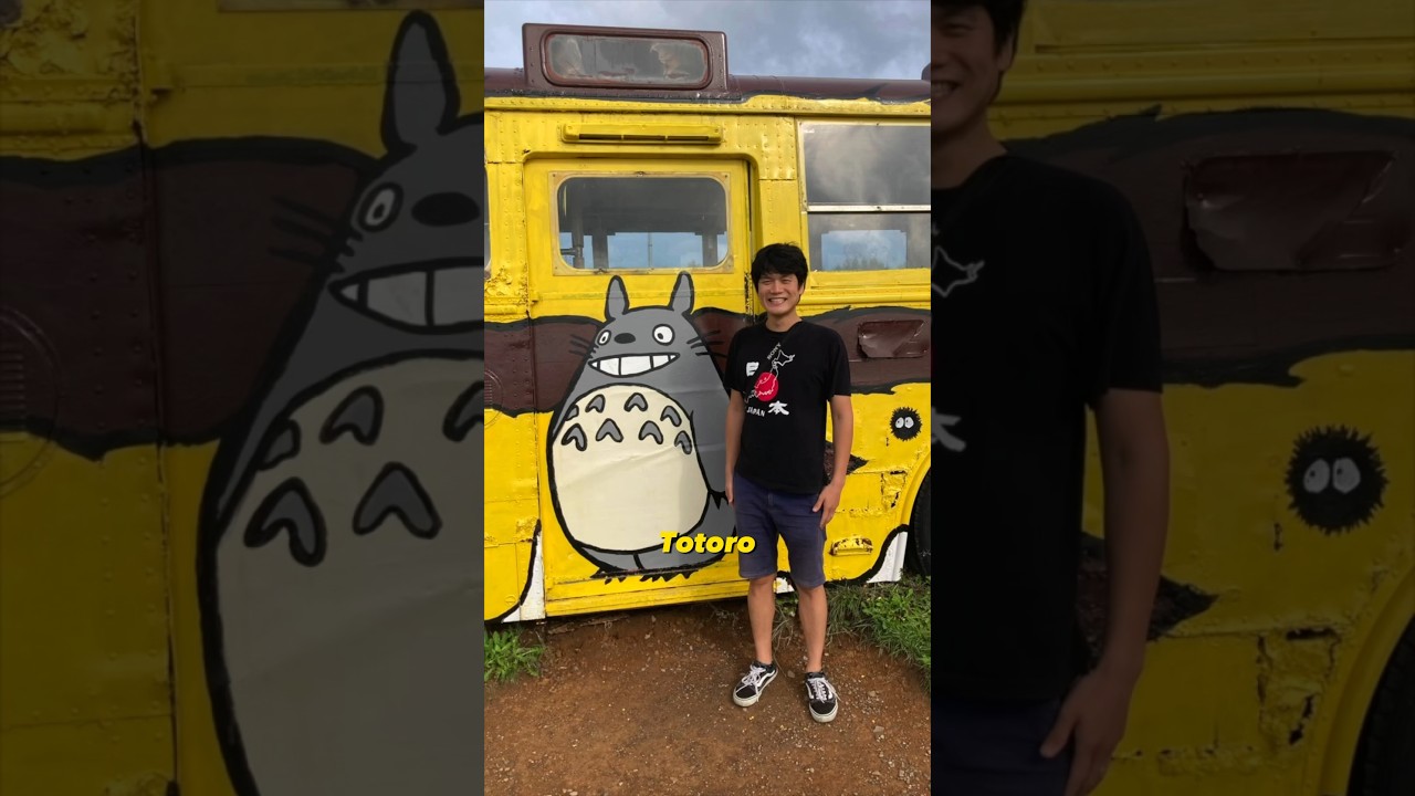 I found Totoro’s Cat Bus in Japan! 
