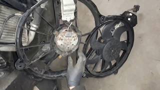 Audi A6 C6 Cooling Fan Radiator / Fan control module / Radiator Fan And Cooling Fan Replacement