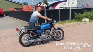 Athlete Statistics FOR SALE: 1976 Suzuki GT500 🔥 Classic 2-Stroke Twin