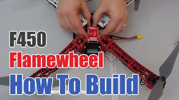 How to build the DJI F450 Flamewheel Drone with Naza Flight Controller and DT7 Radio