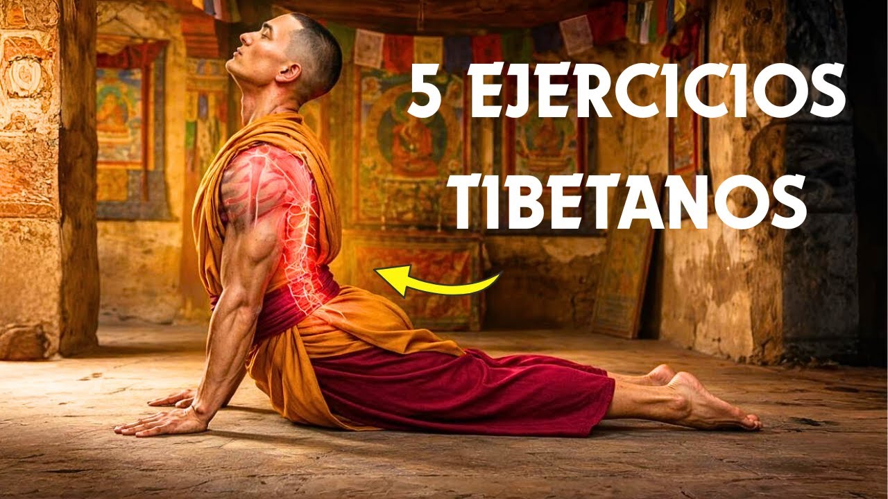5 Ejercicios Tibetanos que Mantienen Jóvenes a los Monjes (10 Minutos al Día)