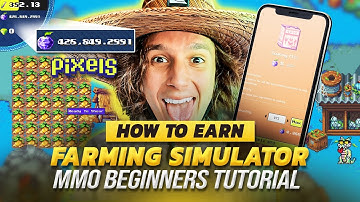 Pixels - How to earn money $$ playing pixels for beginners | Farming simulator