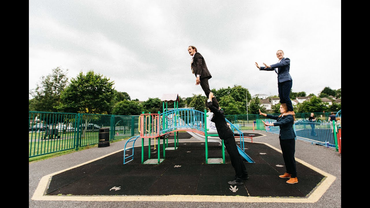 Busy-ness. New Irish site specific physical theatre & contemporary circus show. Created in 2017.