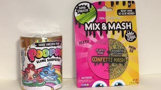 Poopsie Slime Surprise & Mix & Mash Glossy Floam Slime Compund King Pack Unboxing & Review