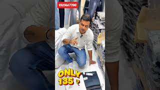Mens Trouser Only ₹135 😱 Ulhasnagar Wholesale Market | Bulk Jeans Deal | B2B Reseller Opportunity