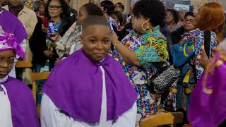 aumônière catholiques congolaise de Paris visite pastoral de cardinal fridolin ambongo