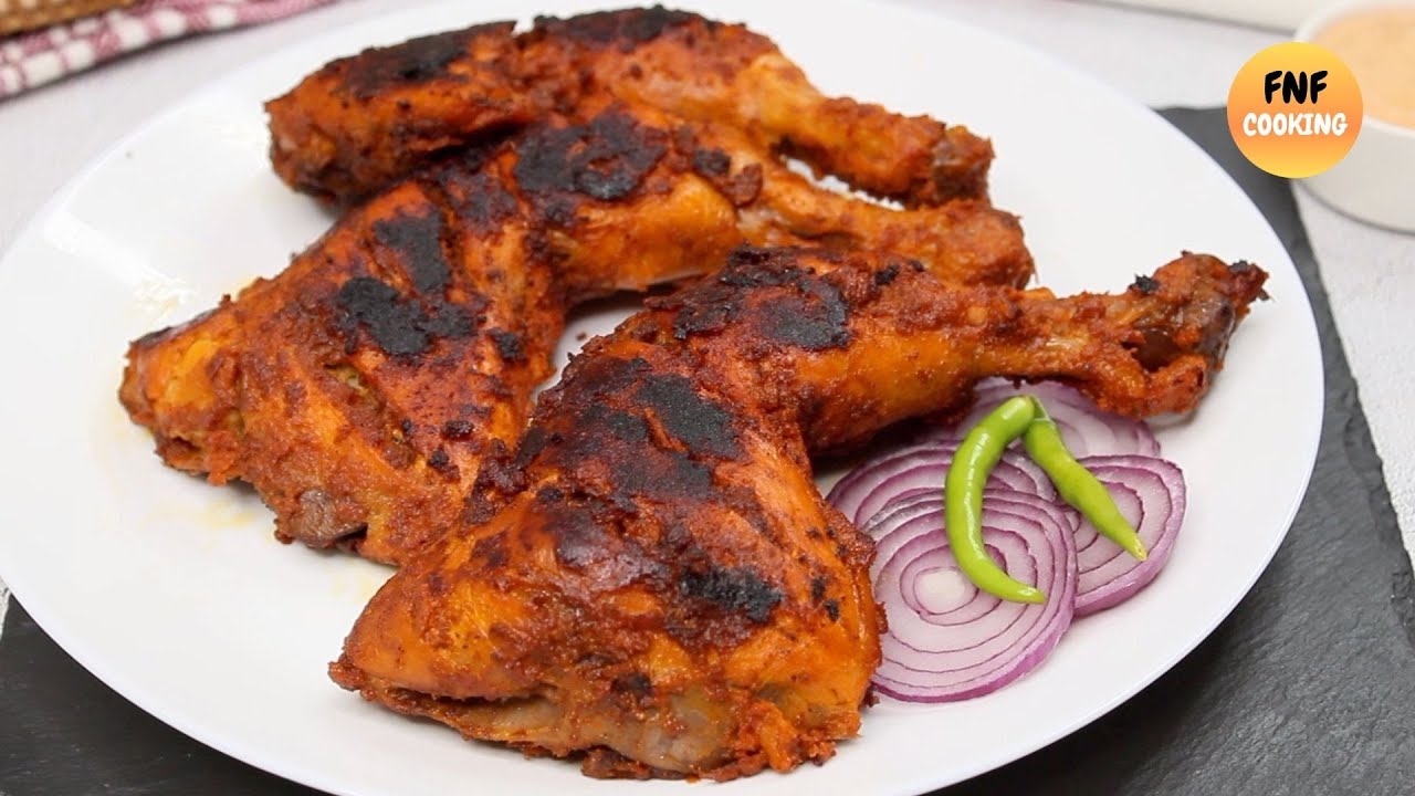 ঘরে থাকা মসলা দিয়ে চুলাই তৈরি সহজ তান্দুরি চিকেন | Tandoori Chicken | Tandoori Chicken Recipe Bangla