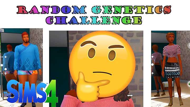 The Sims 4 Random Genetics Challenge || CAS -- The...