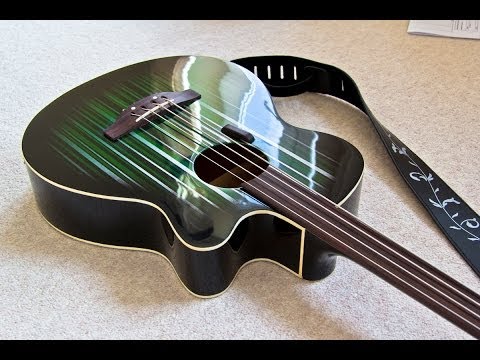 fretless-electro-acoustic-bass-conversion-&-custom-paint-job---photo-diary