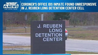 Coroner’s office IDs inmate found unresponsive in J. Reuben Long Detention Center cell
