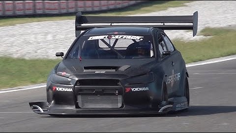 Lancer EVO X Time Attack MONSTER with Sequential Gearbox! - OnBoard at Franciacorta Circuit!
