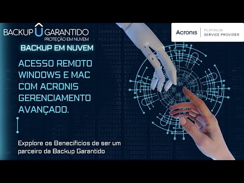 Acesso remoto windows e Mac com Acronis gerenciamento avançado