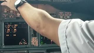 Boeing 737-800 Cockpit view, Johannesburg  Approach and Landing