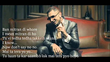 Brown Rang (Lyrics) - Yo Yo Honey Singh