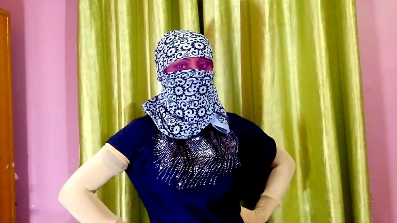 How to cover face with scarf and net dupatta\