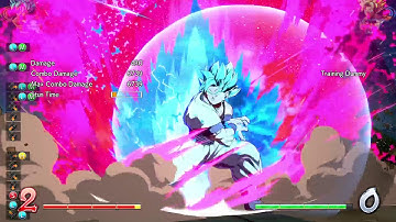 Goku Blue 8k Solo Combo 7 Bar No Sparking