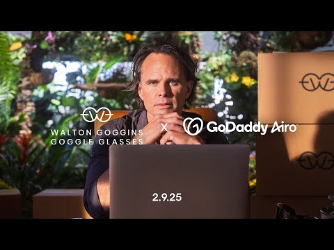 GoDaddy Airo x Walton Goggins Goggle Glasses GoDaddy Airo x Walton Goggins Goggle Glasses