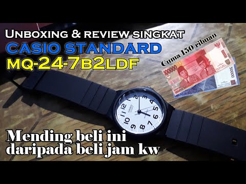 Unboxing Jam Tangan Casio Termurah ! (Casio Standard MQ-24-7B2LDF)