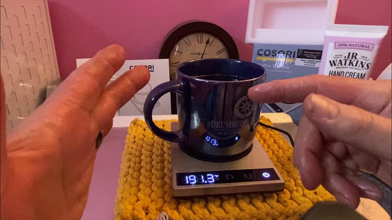 Cosori coffee warmer Model CO194-CW Love It! Review.heats up to 230f or  110c in 18 minutes! 